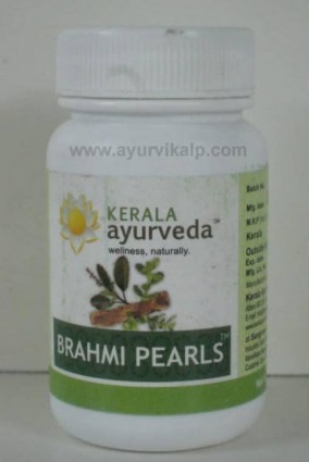 BRAHMI PEARLS, Kerala Ayurveda, 40 Capsules, Relieves Stress & Anxiety